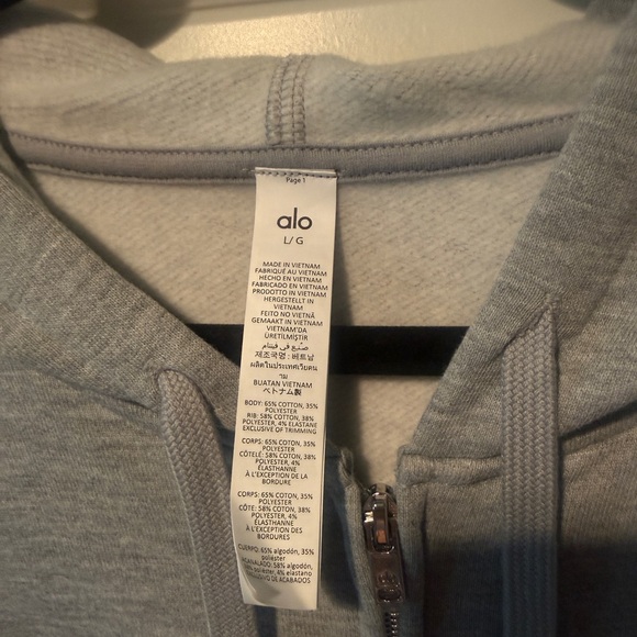 NWT Alo Accolade Full Zip Hoodie - Picture 3 of 4